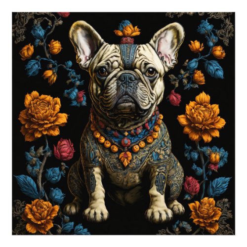 Mexican Folk Art French Bulldog Photo Print