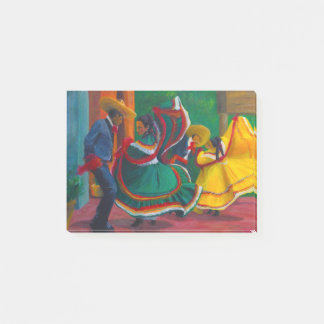 Mexican Folklorico Ballet Dancers Post-it Notes
