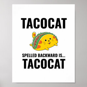 Mexican food-based tacocat poster