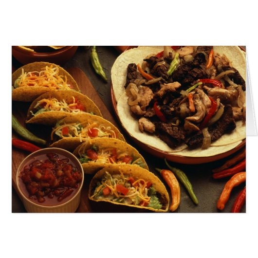 Mexican Food Cards (Front Horizontal)