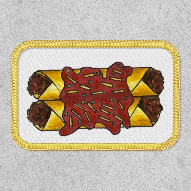 Mexican Food Enchiladas Black Bean Enchilada Patch (Front)