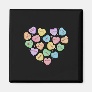 Mexican Food Heart Conversation Nachos Tacos Valen Magnet