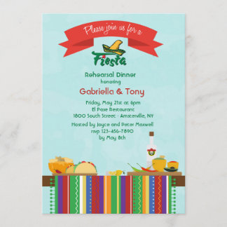 Mexican Food Invitation