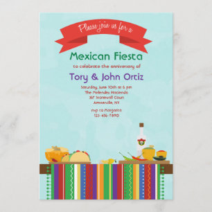 Mexican Food Invitation