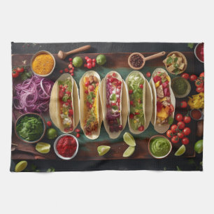 Mexican Food Kitchen Towel