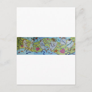 MEXICAN  FOOD POSTCARD