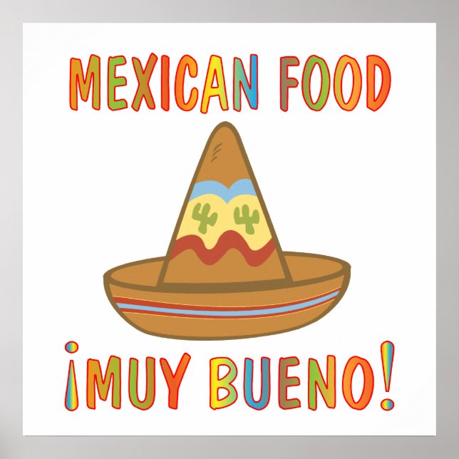 MEXICAN FOOD POSTER (Front)