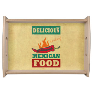 Mexican Food Serving Tray