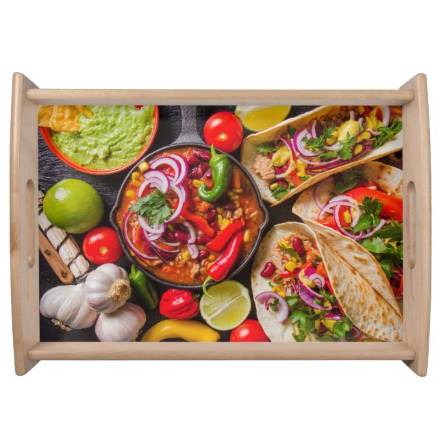 Mexican Food serving tray 1 (Front)