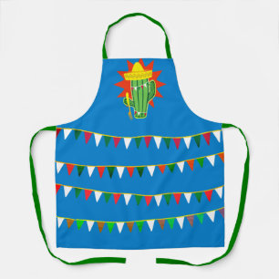Mexican food southwest cactus sombrero cooking apron