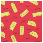 Mexican Food Tortilla, Burrito, Enchilada Pattern Fabric