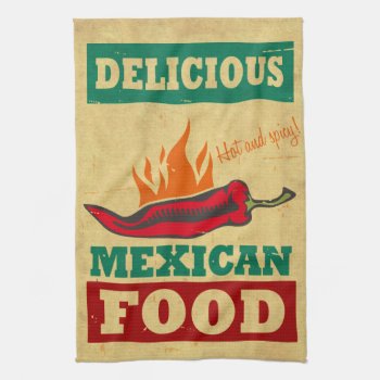 Mexican Food Towel by CaptainScratch at Zazzle