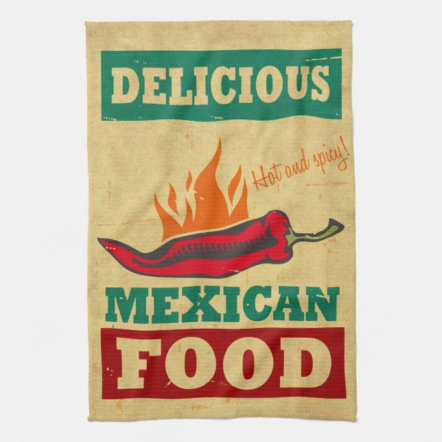 Mexican Food Towel (Vertical)