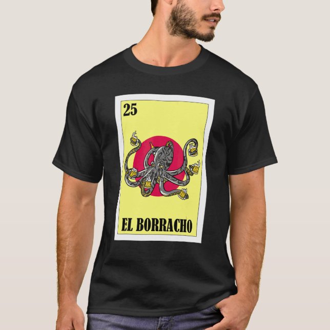 Mexican for Parties  El Octopus T-Shirt (Front)