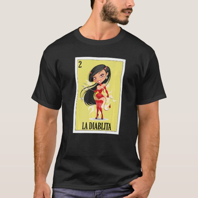 Mexican for Women La Diablita T-Shirt (Front)