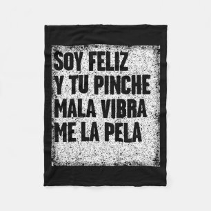 Mexican Funny Camisas Con Mensajes Motivacionales  Fleece Blanket