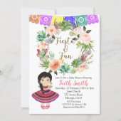 Mexican Girl Baby Shower Invitation (Front)