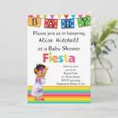 Mexican Girl Baby Shower Invitation (Standing Front)