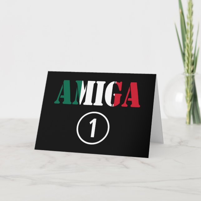 Mexican Girl Friends: Friend Numero Uno Card (Front)