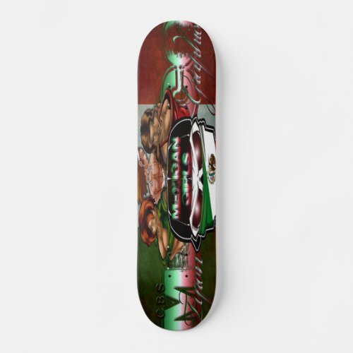 mexican girls skateboard deck