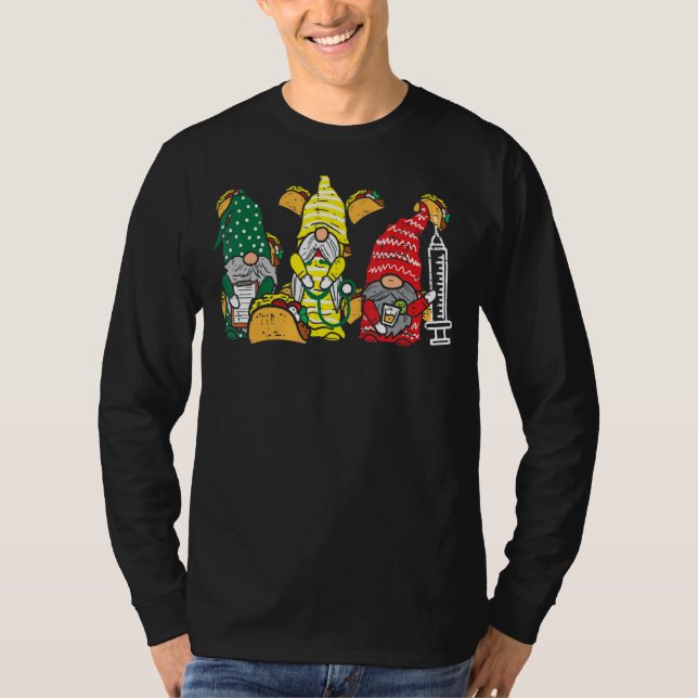 Mexican Gnomes Nurse Cinco De Mayo Nurse Women Scr T-Shirt (Front)