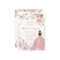 Mexican Gold Pink Floral Princess Quinceañera 