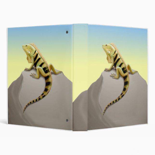 Mexican Green Iguana Avery Binder (Background)