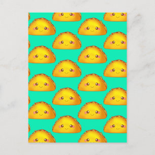  Mexican Ground Beef Hard Shell Taco Postcard