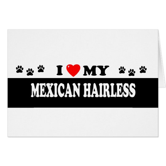 MEXICAN HAIRLESS CARD
