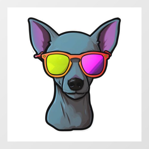 Mexican Hairless in Cool Sunglasses Classic T_Shir Floor Decals