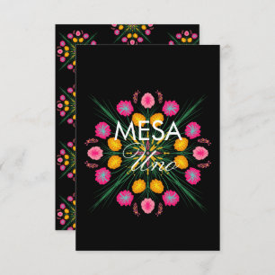 Mexican Hand Drawn Floral Spanish Table Numbers