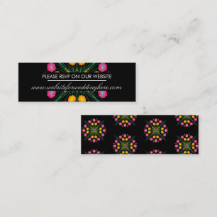 Mexican Hand Drawn Floral Spanish Website Card