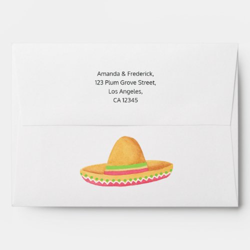 Mexican Hat themed Envelope