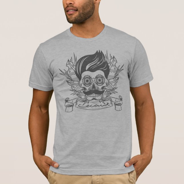 Mexican (Heather Gray) T-Shirt (Front)