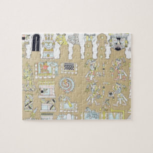 Mexican Hieroglyphics, from 'Vues des Cordillieres Jigsaw Puzzle