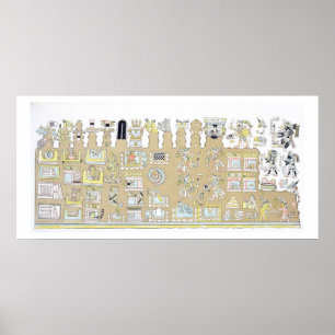 Mexican Hieroglyphics, from 'Vues des Cordillieres Poster