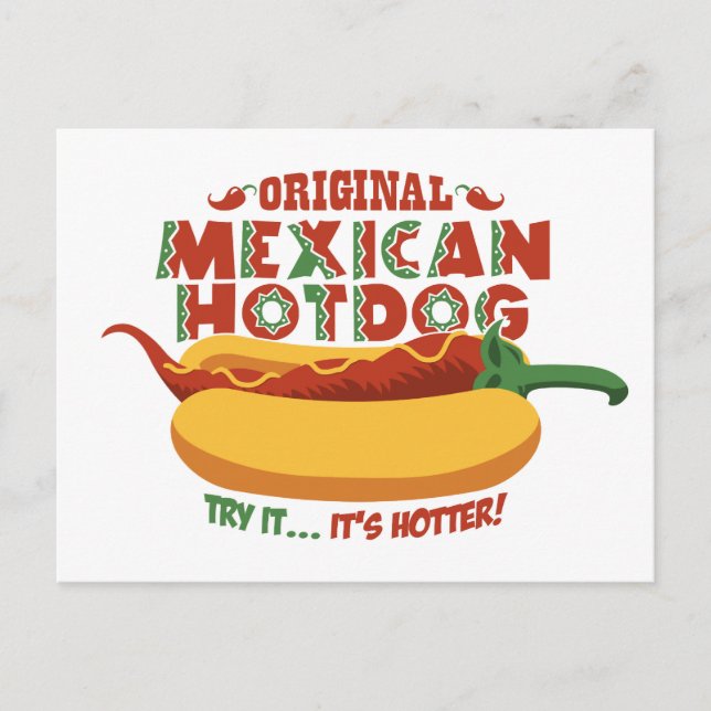 Mexican Hotdog Postcard (Front)