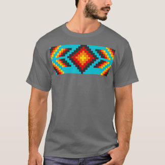 Mexican Huichol Pattern T-Shirt