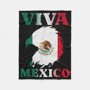 Mexican Independence Day Eagle Mexico Flag Women G Fleece Blanket