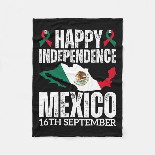 Mexican Independence Day Est 16th September Mexico Fleece Blanket