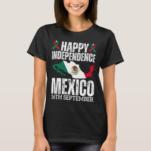 Mexican Independence Day Est 16th September Mexico T_Shirt