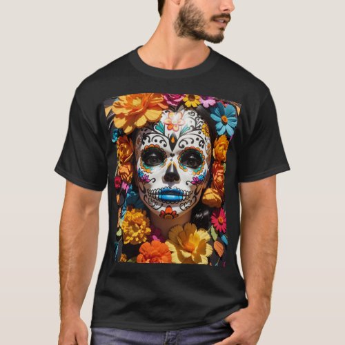 MEXICAN INSPIRED HALLOWEEN  T_Shirt