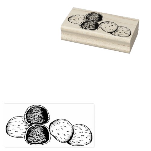 Mexican Italian Wedding Cookies Russian Teacakes Rubber Stamp
