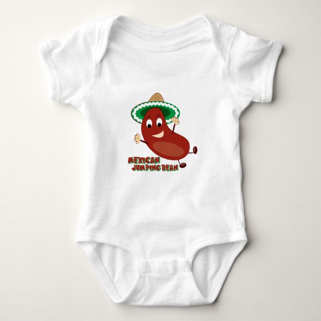 Mexican Jumping Bean Baby Bodysuit (Front)