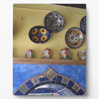 Mexican Kitchen Plates And Pottery Plaque by beautyofmexico at Zazzle