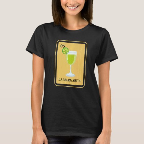 Mexican La Margarita Traditional Cocktail Drink   T_Shirt