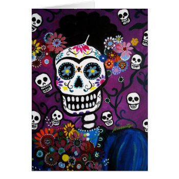 Mexican Lady Card by prisarts at Zazzle