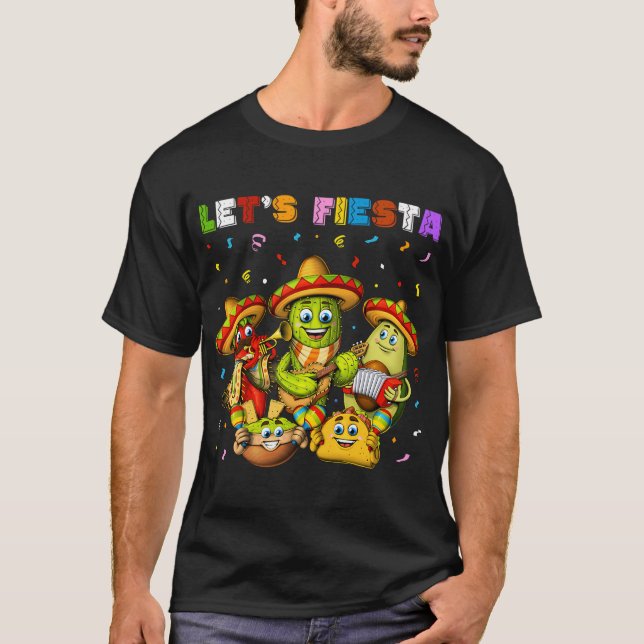 Mexican Let's Fiesta T-Shirt (Front)