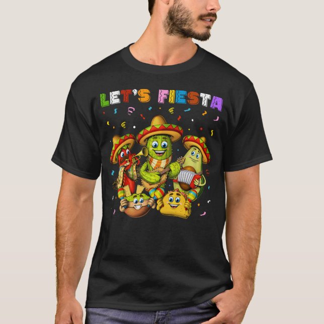 Mexican Let's Fiesta T-Shirt (Front)