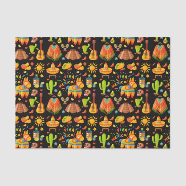 Mexican Life  Tissue Paper (Front)